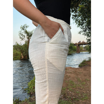 White Cotton Pants