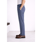 Ash Blue Linen Cotton Pant