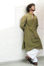 OLIVE DHARA KURTA