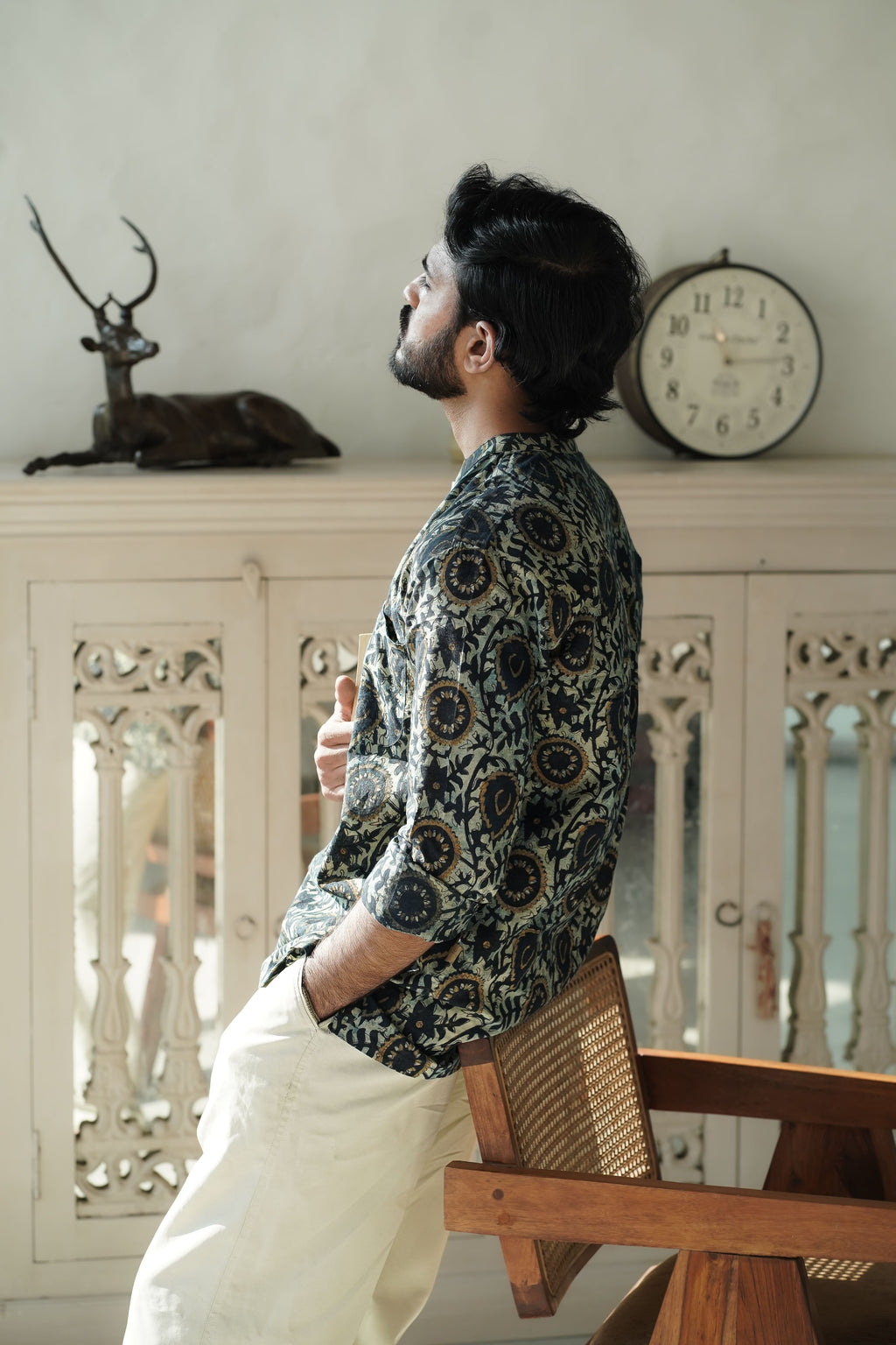 AJRAK PALAASH SHORT KURTA