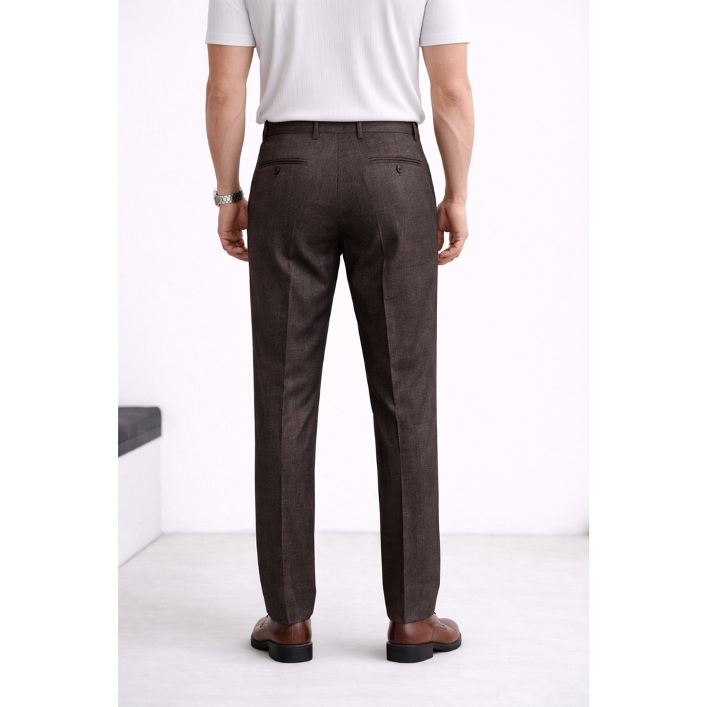 Classic Brown Linen Cotton Pant