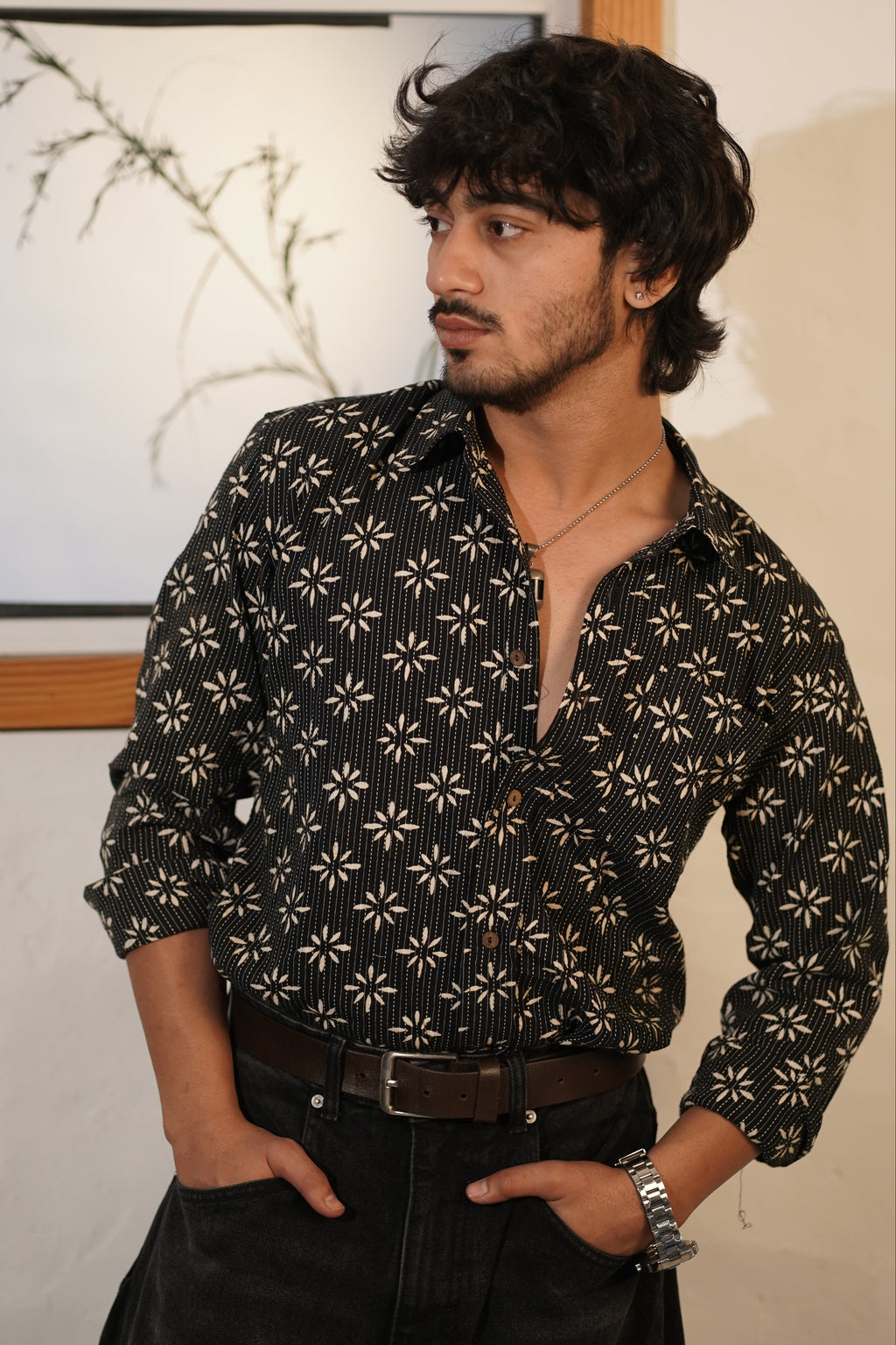 KANTHA PUSHP SHIRT