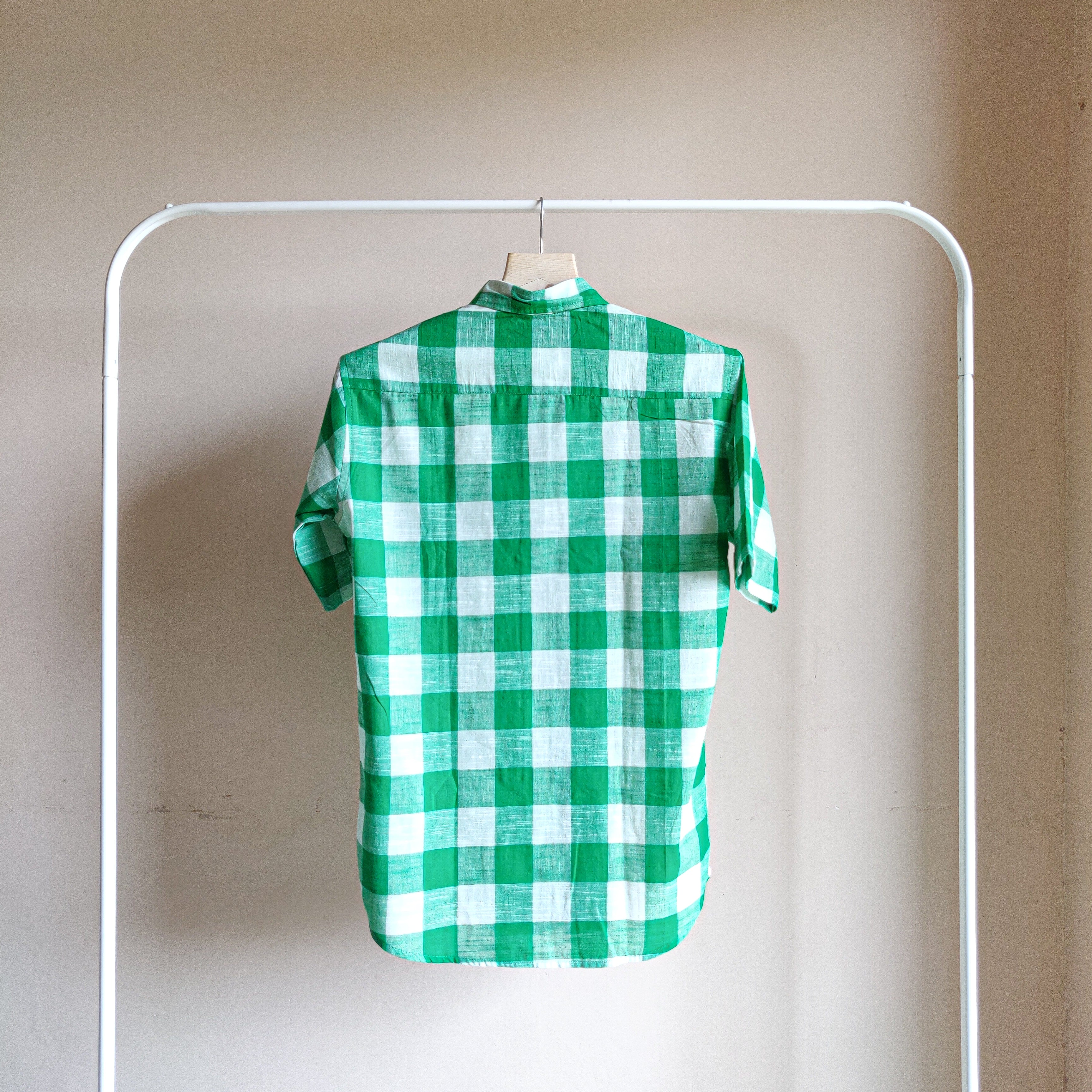 Green Big Checks Shirt