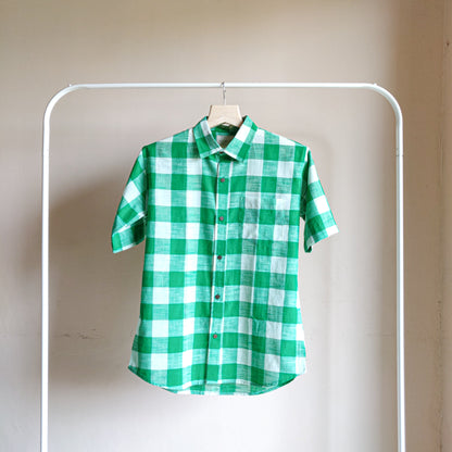 Green Big Checks Shirt