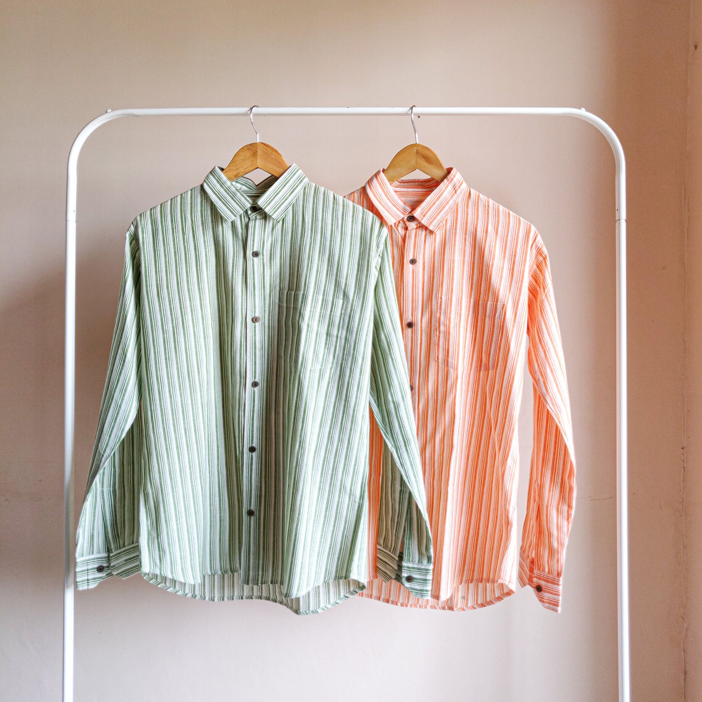 Orange Stripes Shirt