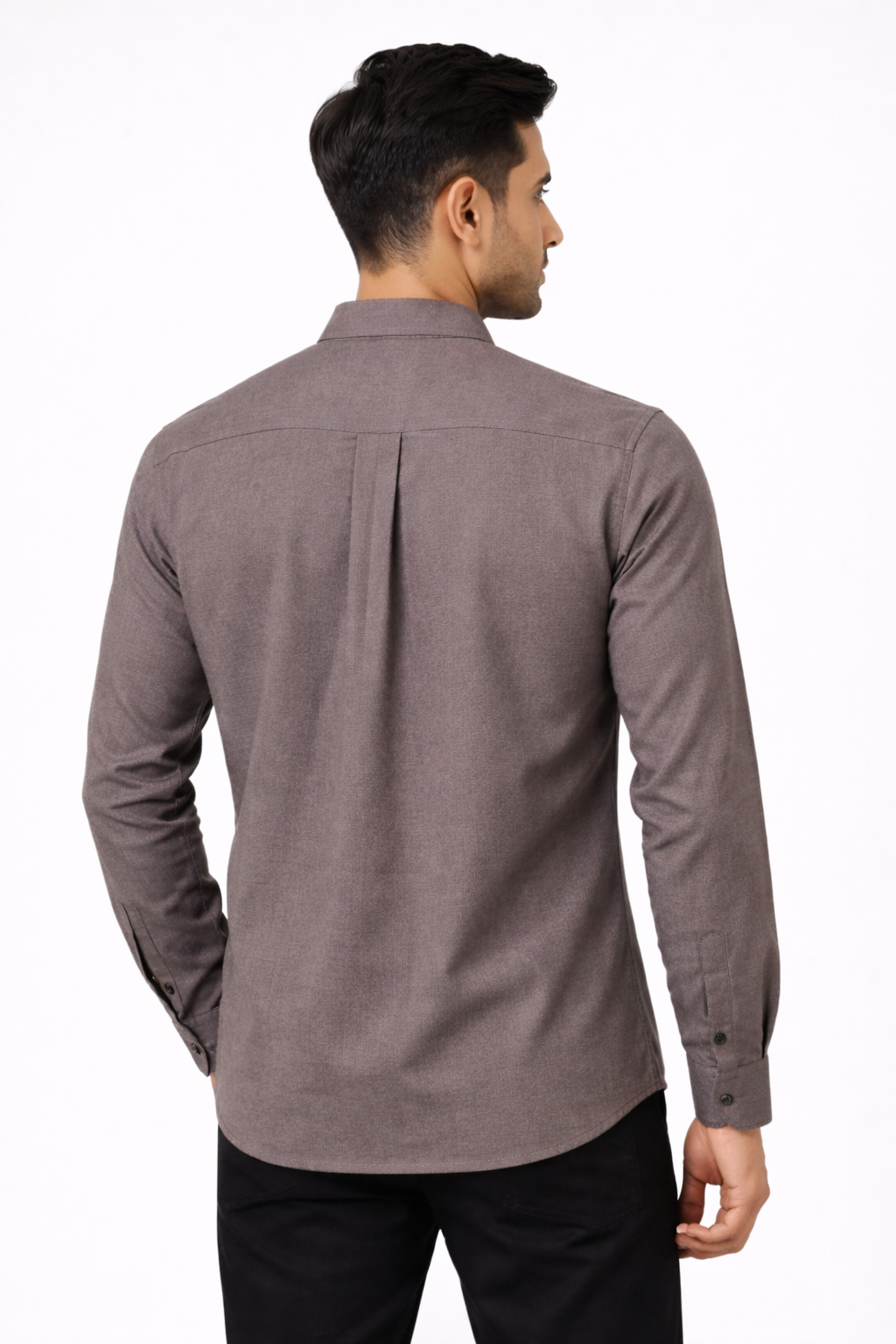 Earth Brown Cotton Short Kurta