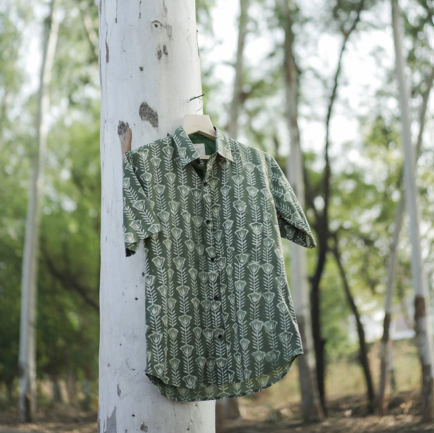 Green Flower Shirt