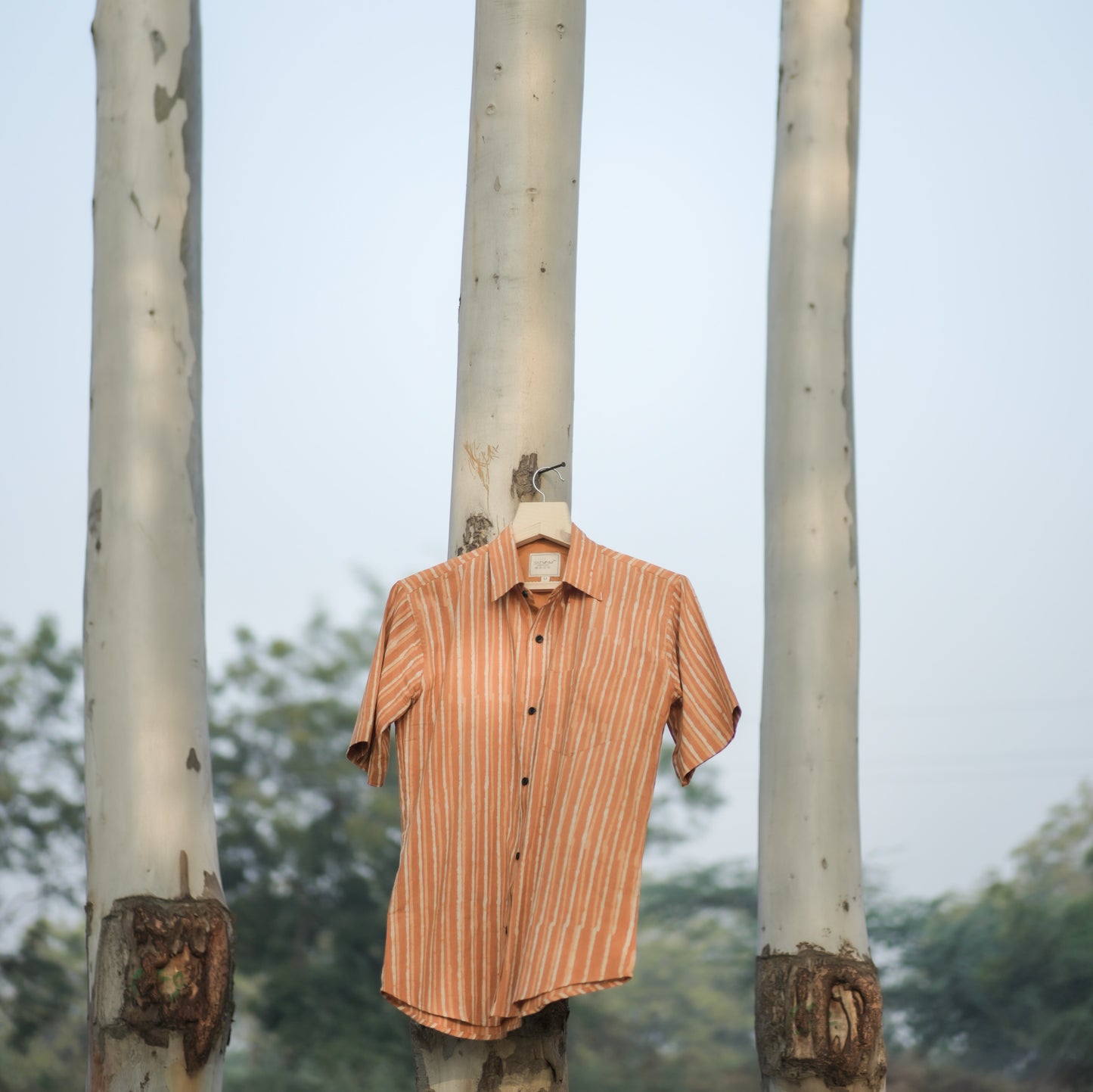 Orange Stripes Shirt