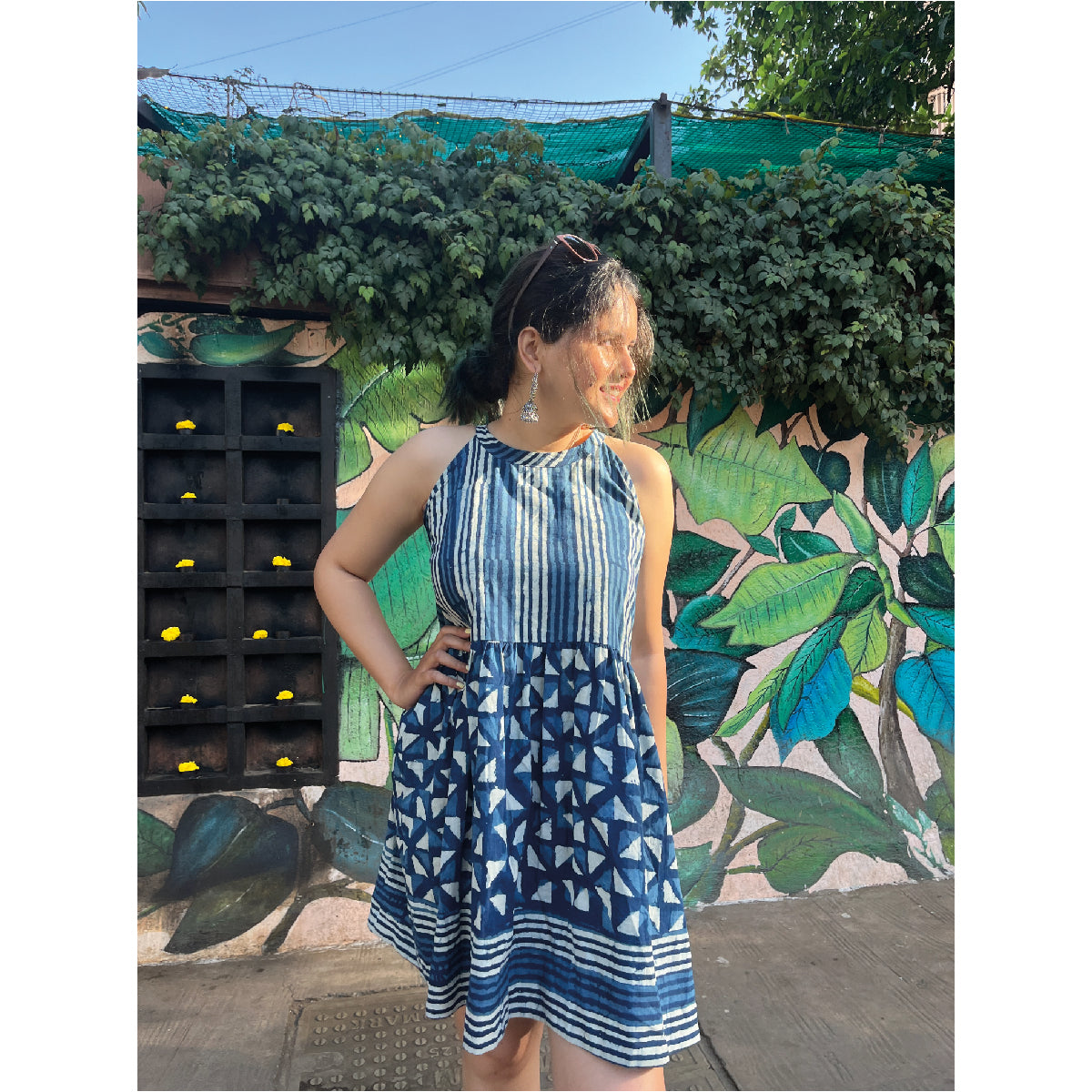 Indigo MIni Dress