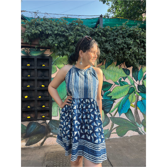 Indigo MIni Dress