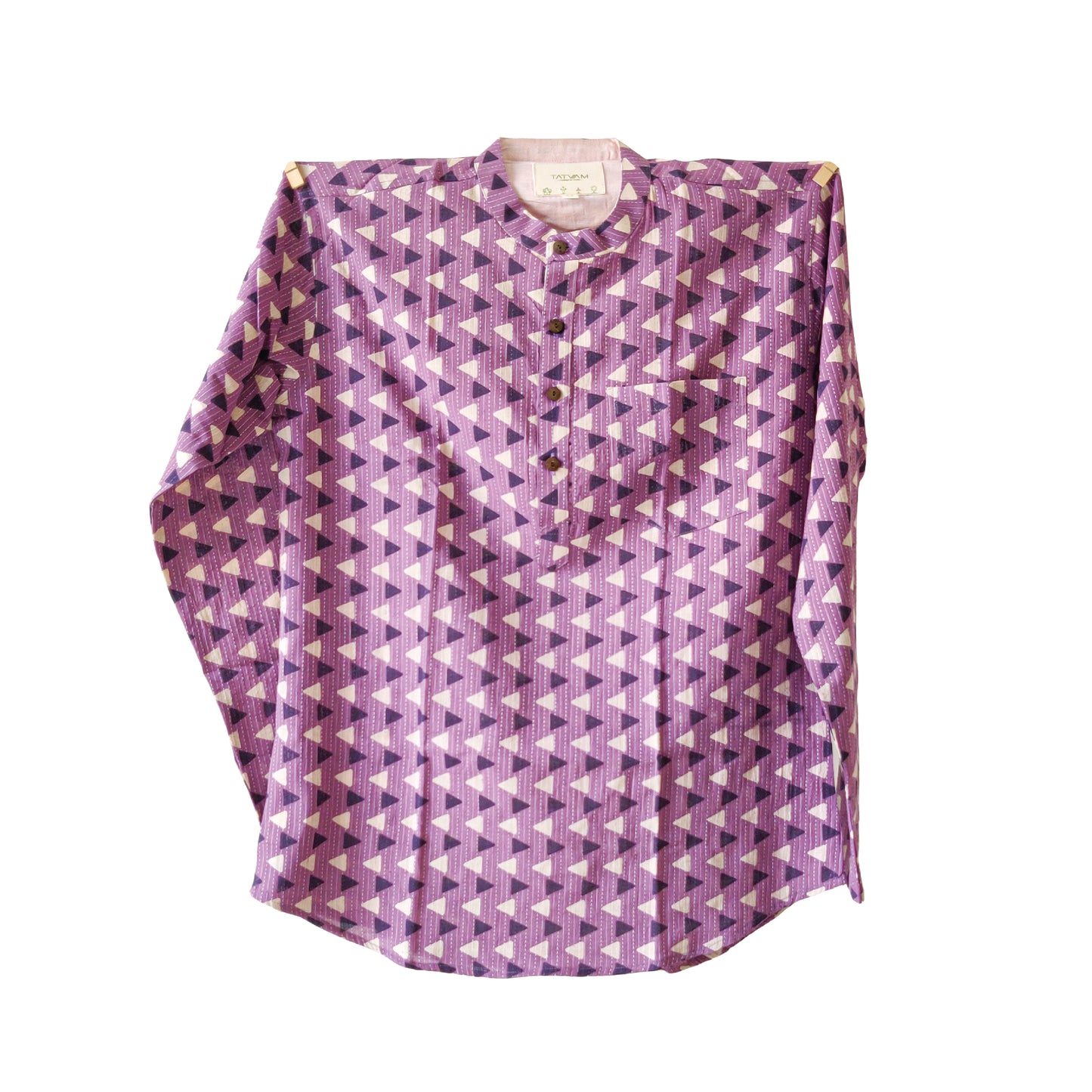 Violet Mini Triangle Short Kurta