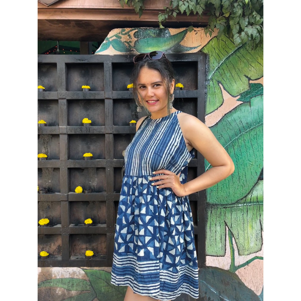 Indigo MIni Dress