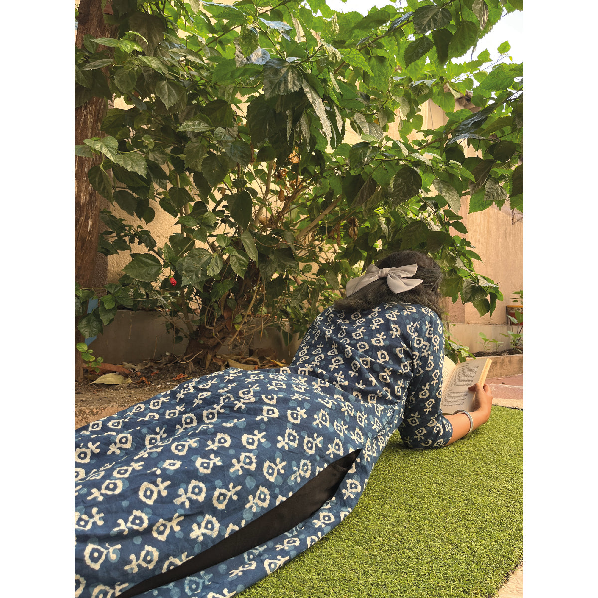 Indigo Flower Kurti