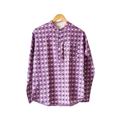 Violet Mini Triangle Short Kurta