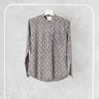 Brown Mini Flowers Short Kurta